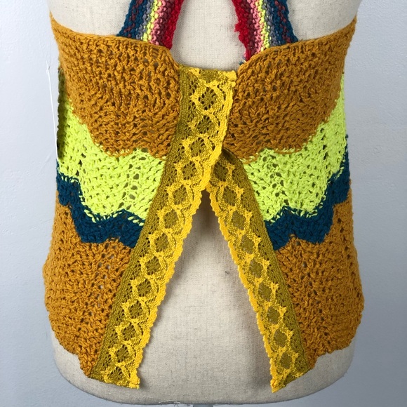 NEW Free People Boho Open-Back Sweater Tank - Picture 8 of 8